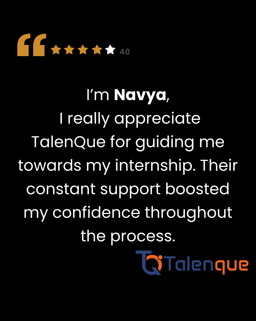navya testimonial